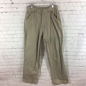 Vintage Adirondack Trading Company Khaki Cotton Pants Size 32 x 32